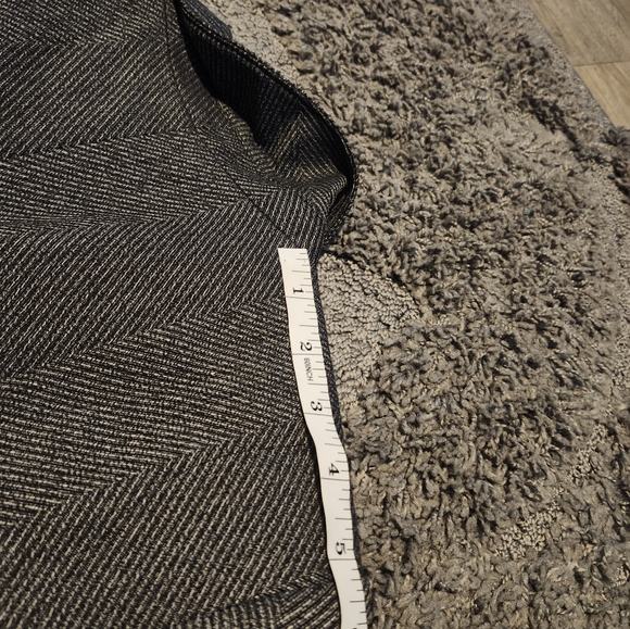 Calvin Klein Womens Petites Herringbone One-Button Blazer Black-Ivory Sz 8 - Picture 11 of 11